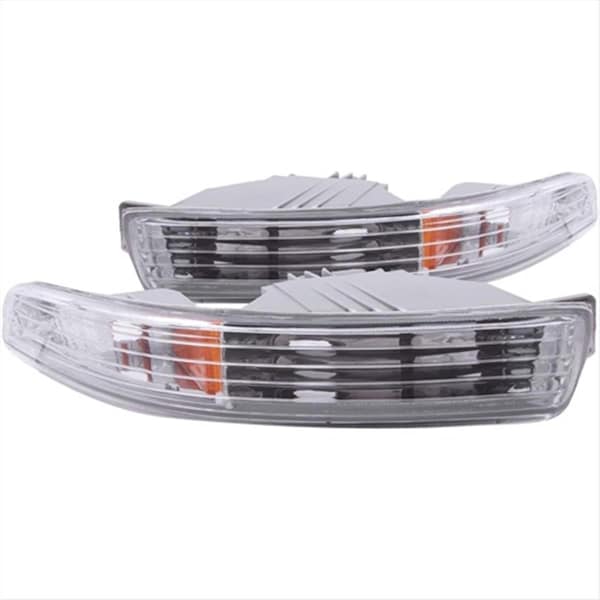 Anzo Usa 511020 Acura Integra 94-97 Parking Signal Lights, Chrome Amber A1R-511020 - main